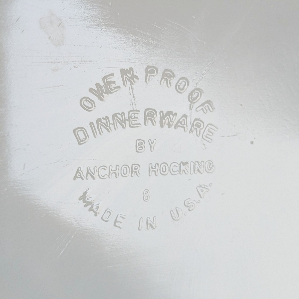 Anchor Hocking Green Meadow Oval Platter - Picture 6 of 6